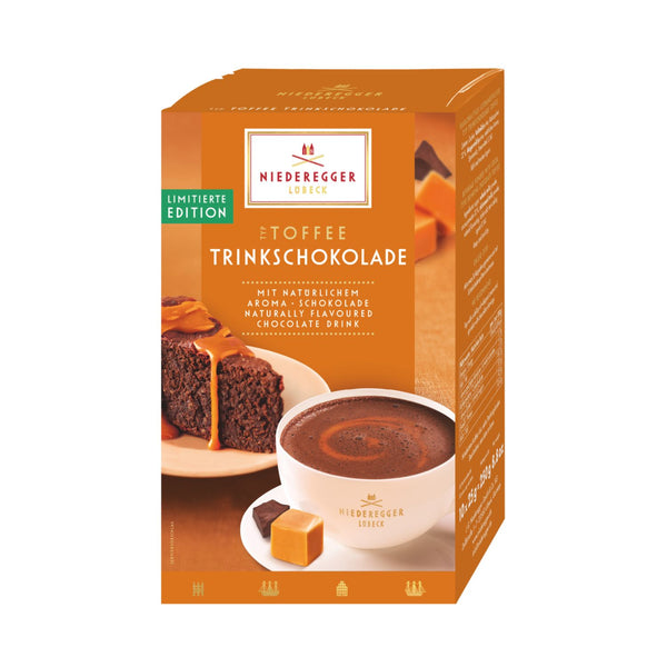 Niederegger Toffee-Trinkschokolade Packung, Limited Edition