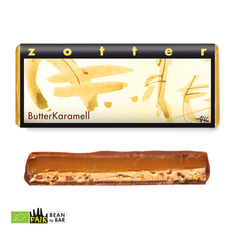 Zotter Schokolade handgeschöpft ButterKaramell, 70 g