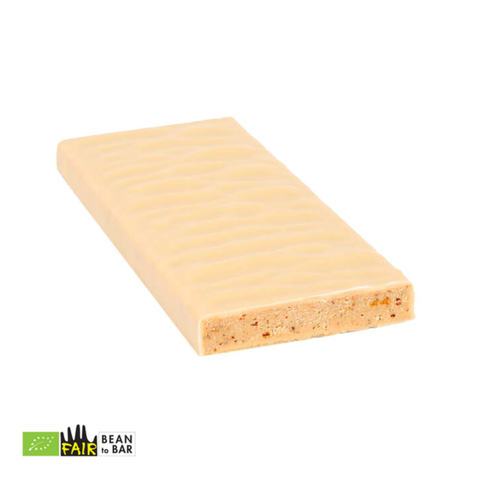 Zotter handgeschöpfte Weiße Schokolade mit Krokant, 70 g