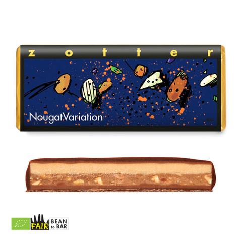 Zotter Schokolade handgeschöpft NougatVariation, 70 g