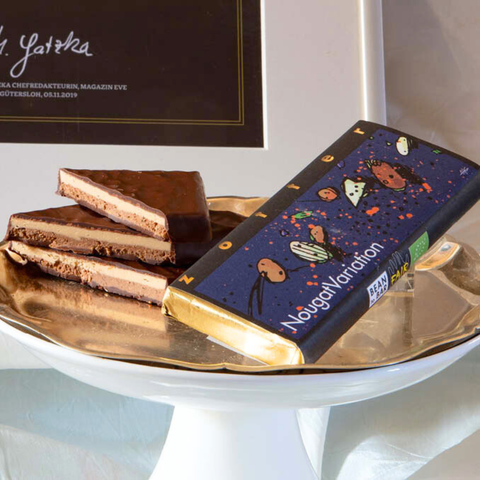 Zotter Schokolade handgeschöpft NougatVariation, 70 g