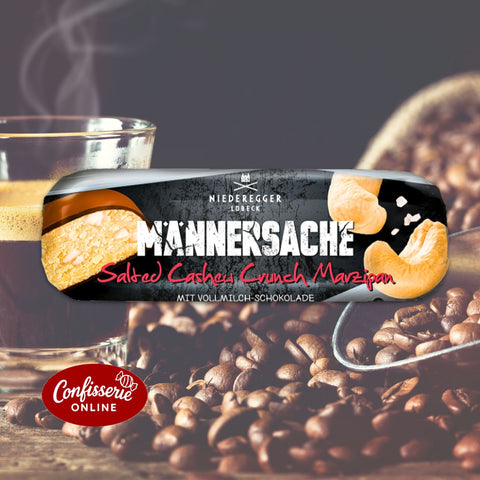 Niederegger "Männersache" Marzipan Brot Salted Cashew Crunch, 125 g