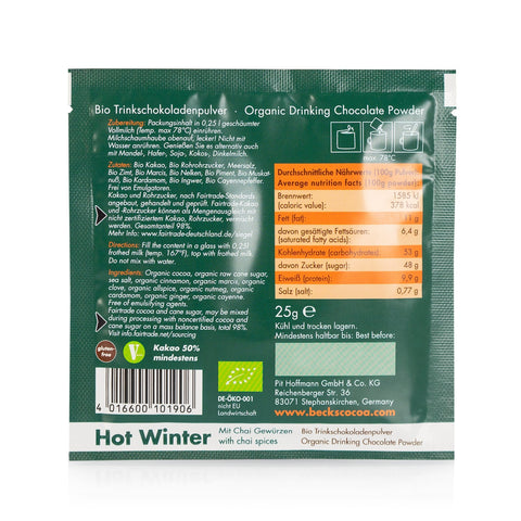 Becks Cocoa Trinkschokoladen 9er Probierset Beutel 225 g