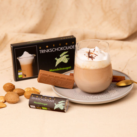 Zotter Trinkschokolade Mandelnougat, 110 g