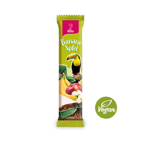 Viba leckerer Fruchtriegel Banane-Apfel, 35 g