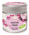 Ronnefeldt Bio Matcha Tee im Döschen, Horai, mit floraler Gestaltung