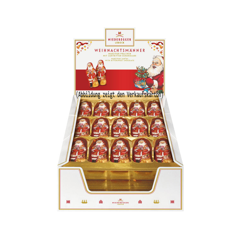 Niederegger leckerer mini Marzipan Weihnachtsmann, 12,5 g