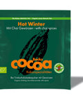 Becks Cocoa BIO Trinkschokolade Portionsbeutel „Hot Winter“ (Chai-Gewürze), grünes Beutelchen