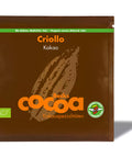 Becks Cocoa BIO Trinkschokolade Portionsbeutel „Criollo“ (Kakao), braunes Beutelchen