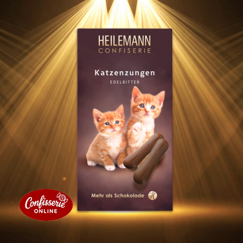 Heilemann Katzenzungen aus Zartbitter-Schokolade, 75 g