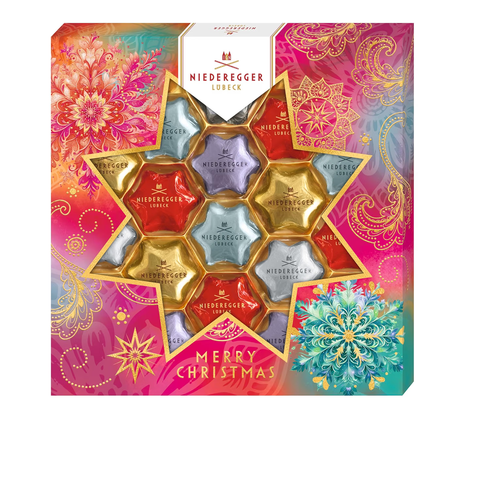 Niederegger - Merry Christmas Sterne 250g