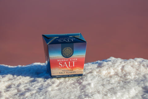Murray River Salt Salzflocken-Packung, natürliche rosa Salzflocken, 250 g