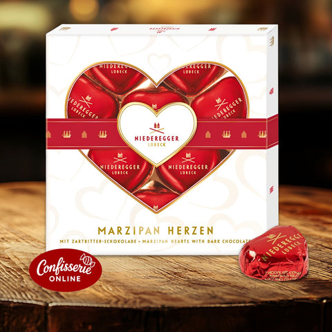 Niederegger Marzipan Herzen, 125 g