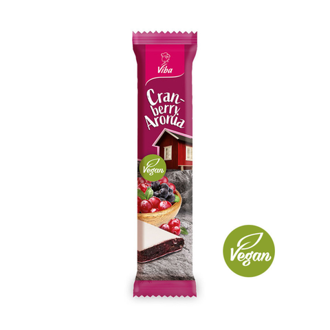 Viba leckerer Fruchtriegel Cranberry Aronia, 35 g