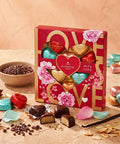 Niederegger Herzen With Love 125g Geschenkbox mit Herzschokoladen, rot und goldfarben